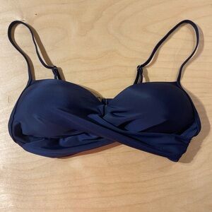 Elegant Navy Blue Women's Bikini Top Large (NK)
